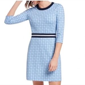 Draper James Long Sleeve Honeycomb  Persley Dress Size Small